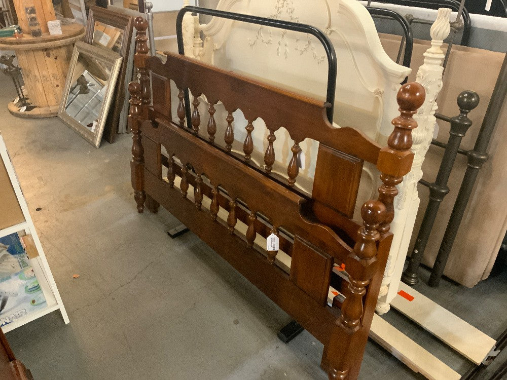 Dark wood Bed Frame