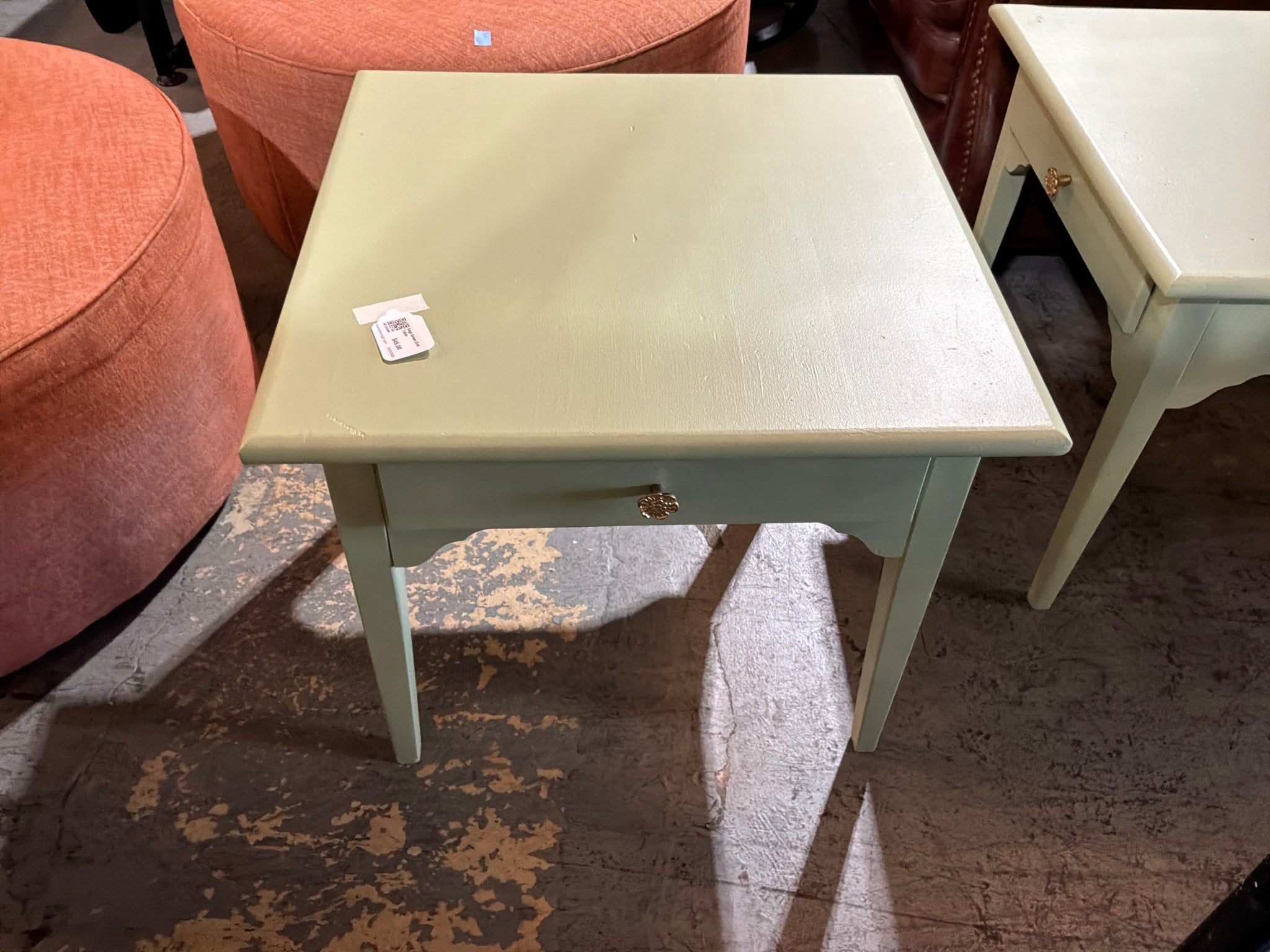 Sage Green End Table