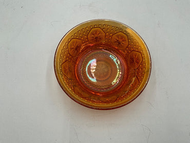 Marigold Carnival Glass Bowl