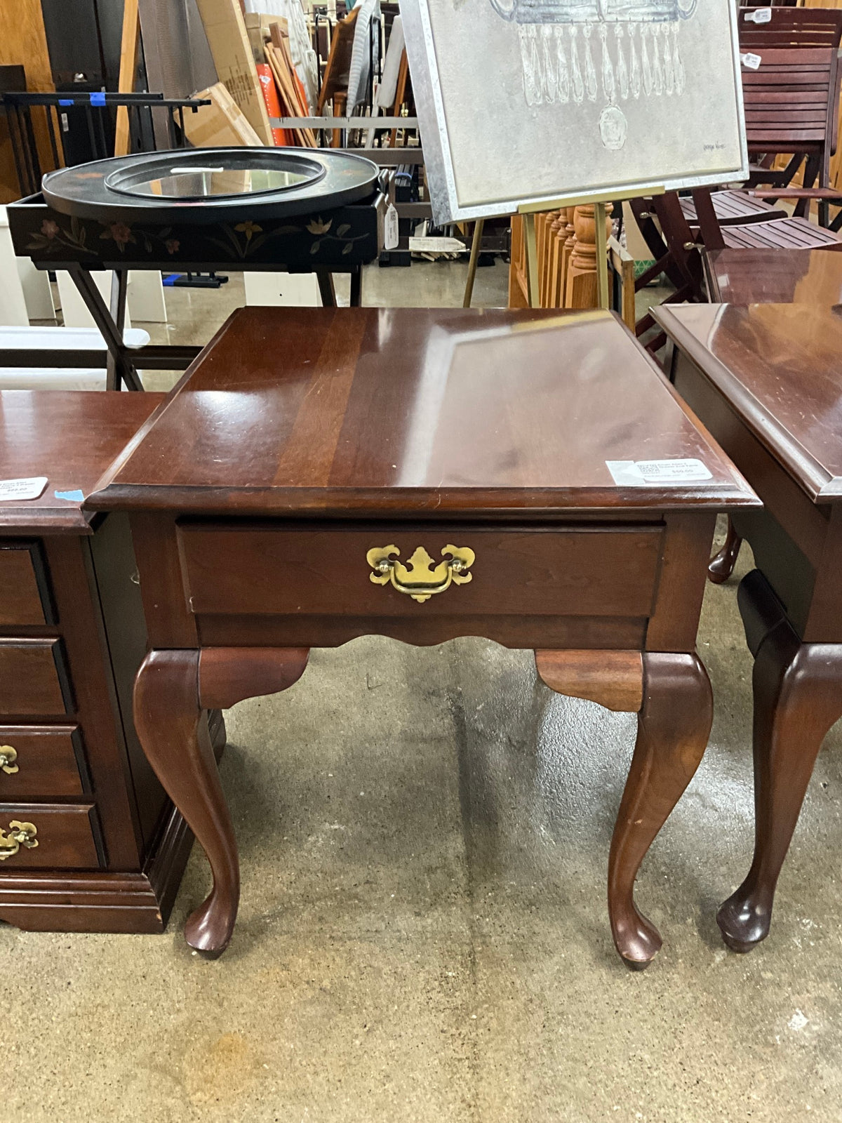 Ethan Allen 1 Drawer End Table