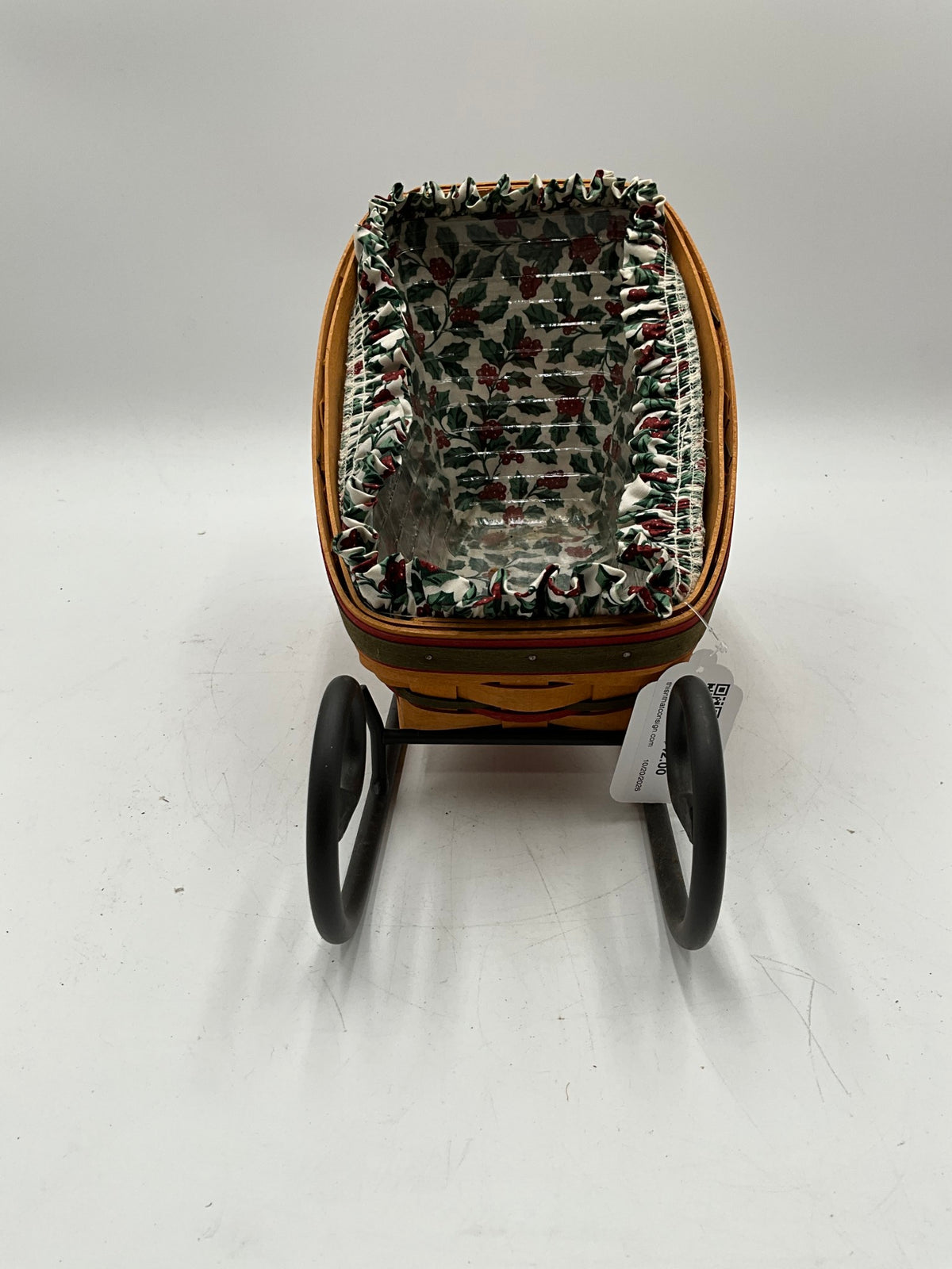 Longaberger 1997 Sleigh w/ Stand