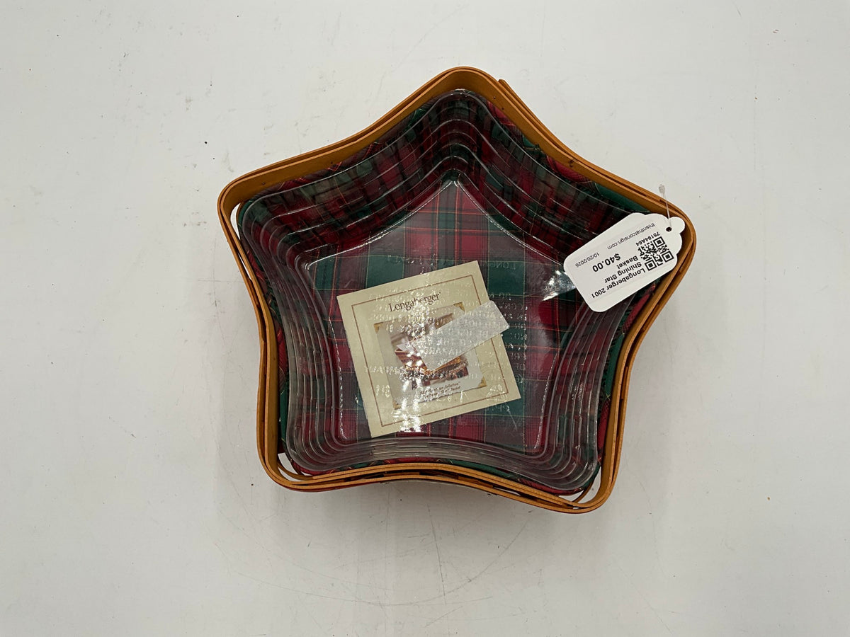 Longaberger 2001 Shining Star Basket