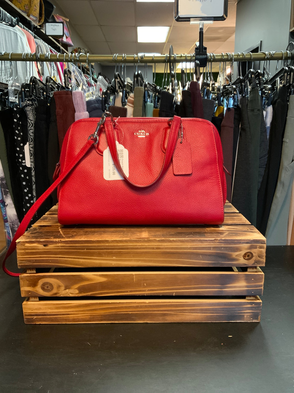 Coach Handbag Red