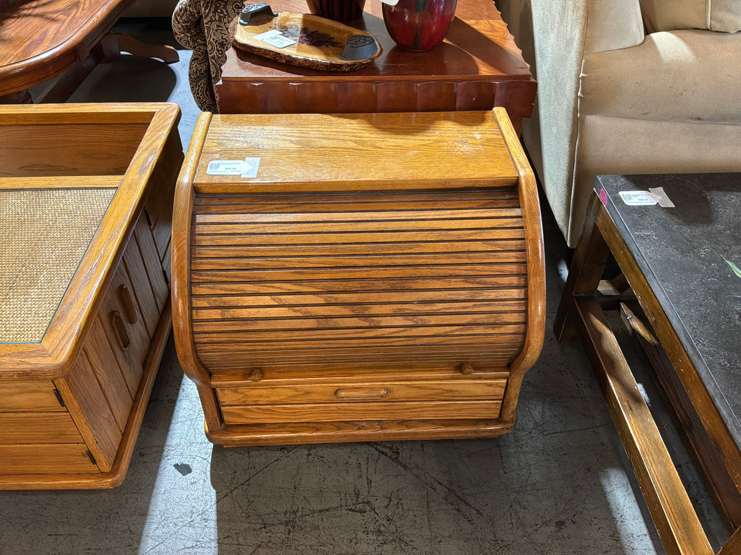 Wood End Table