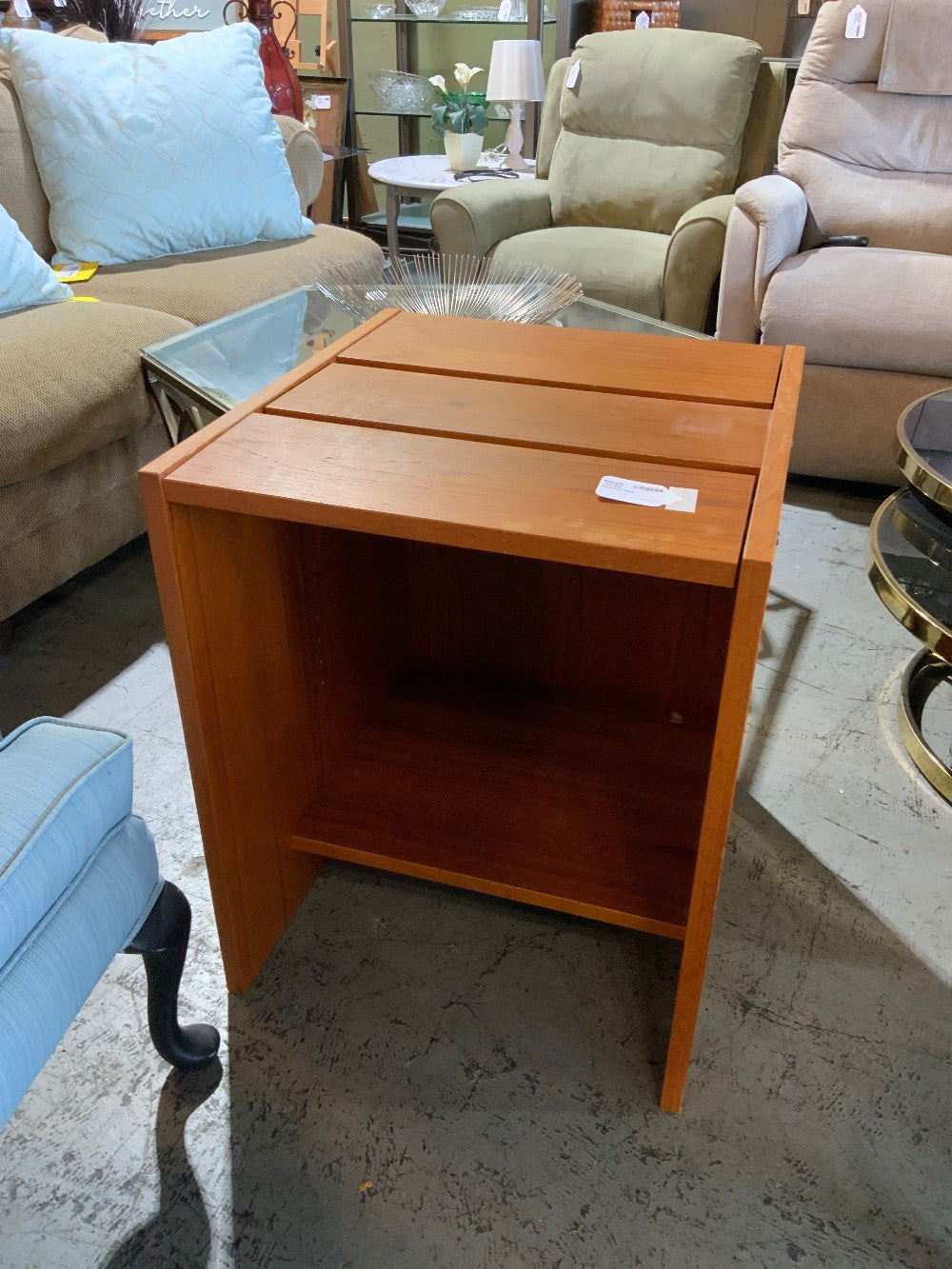 Wood End Table