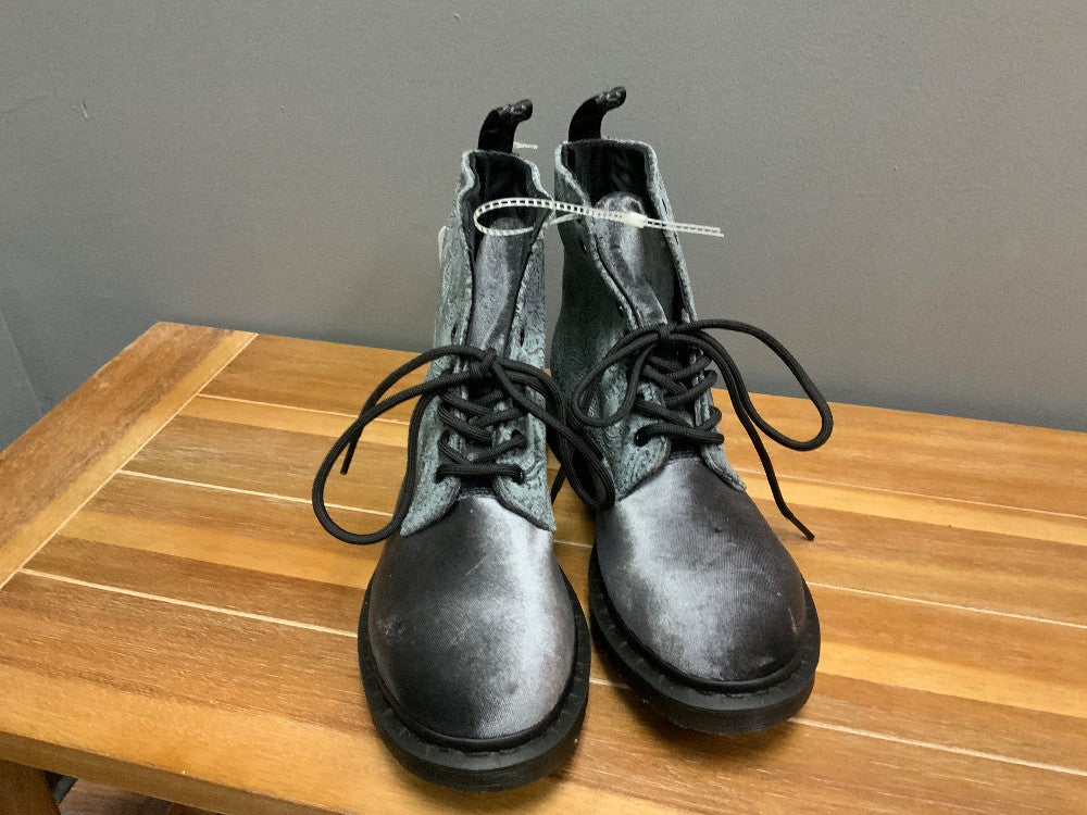 Grey Doc Martin Boots Sz. 9