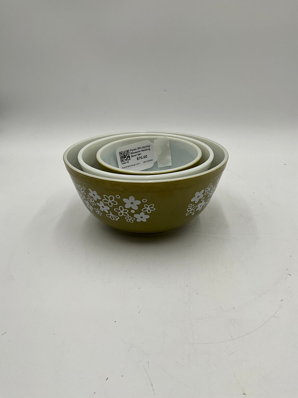 Pyrex 3Pc Spring Blossom Nesting Bowl Set