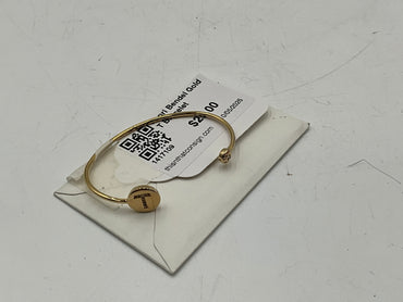 Henri Bendel Gold T Bracelet