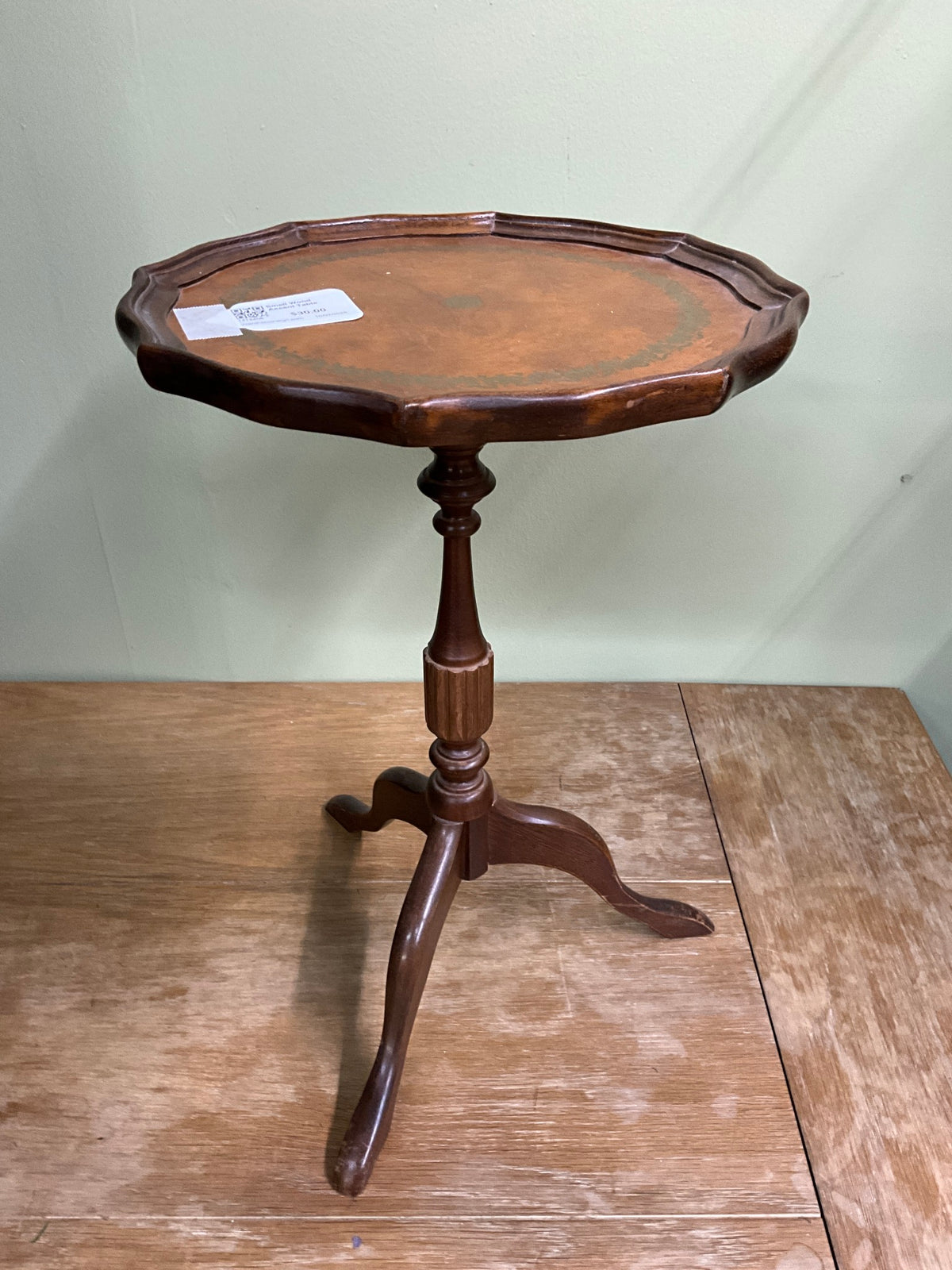 Small Wood Accent Table