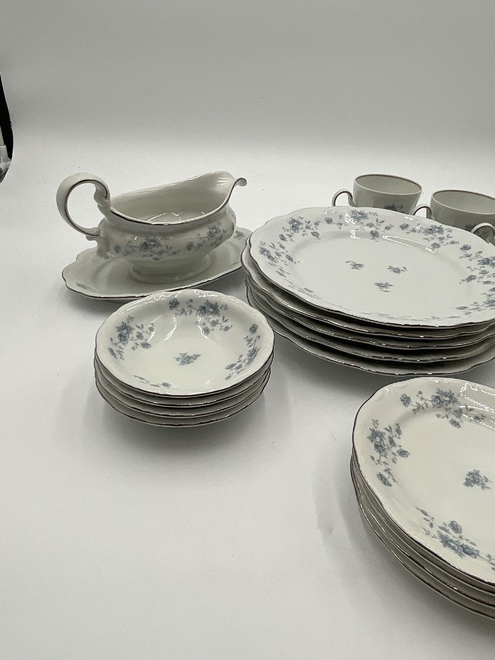 Johann Haviland 4 Place Setting With Extras and Gravy Boat