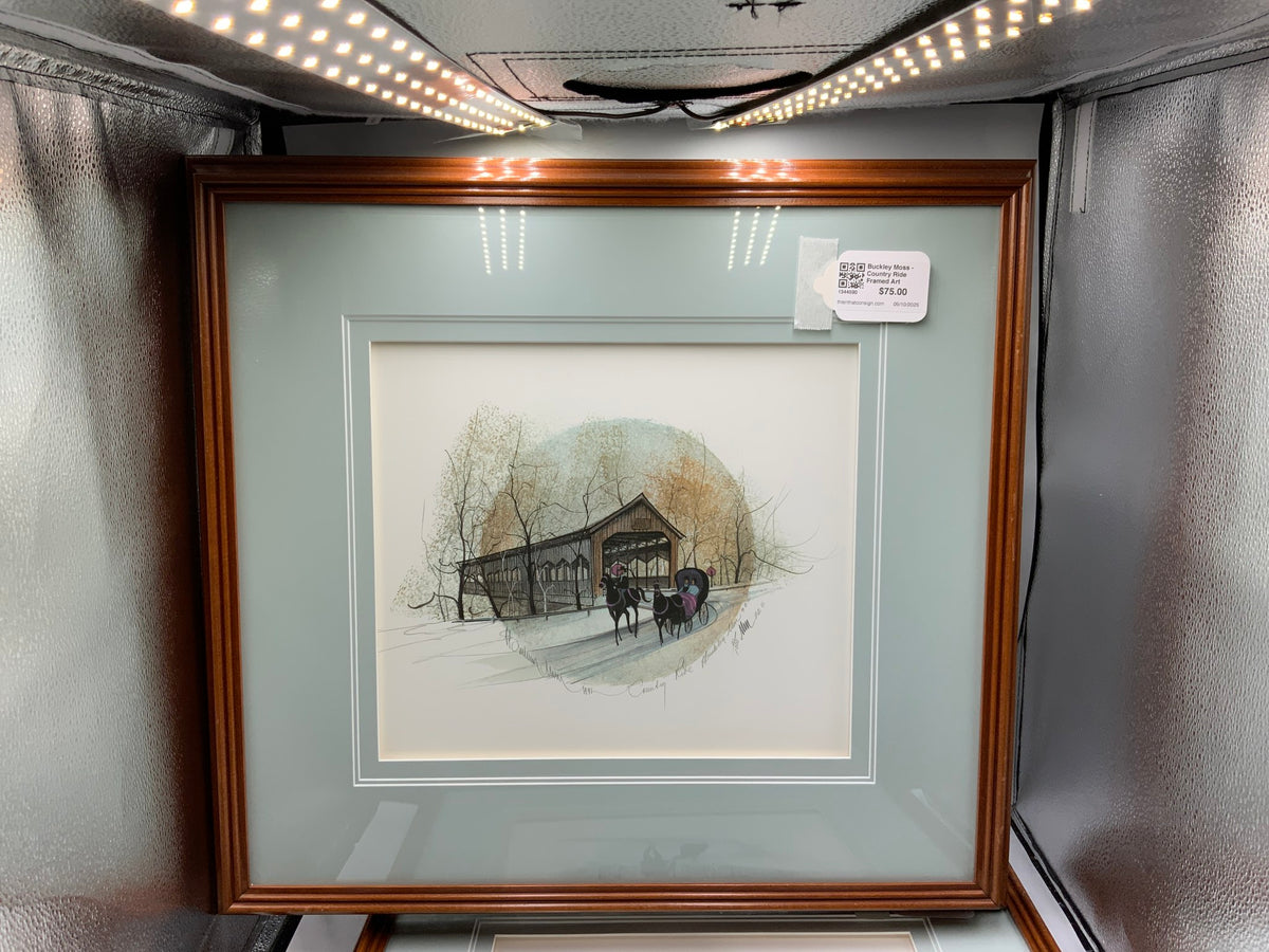 Buckley Moss - Country Ride Framed Art