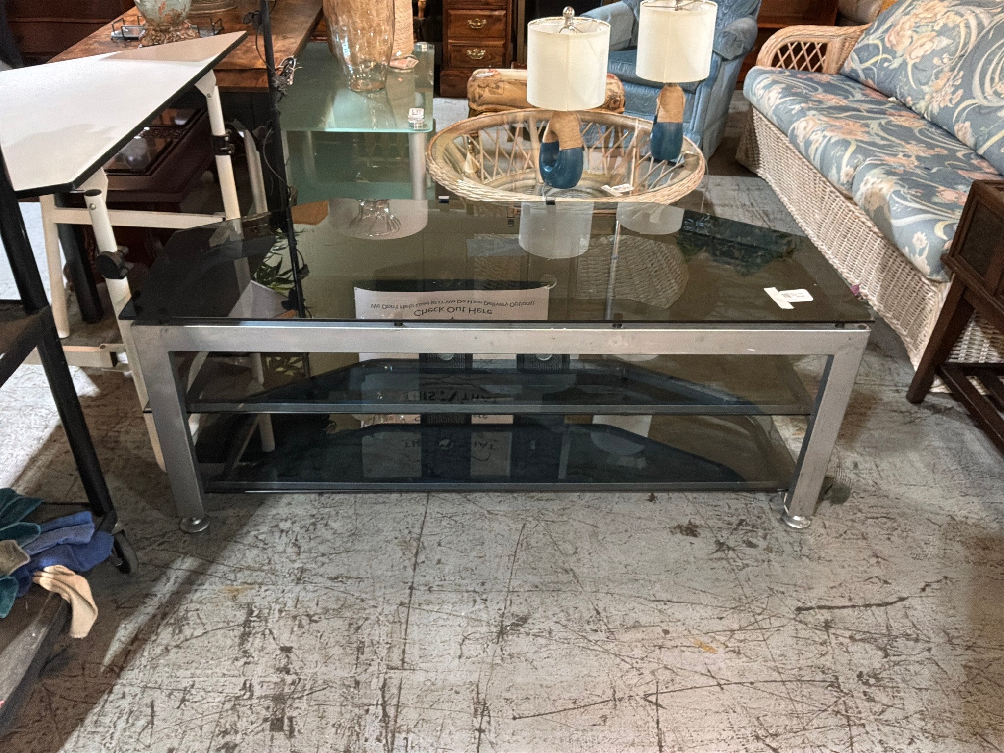 Silver Entertainment Center