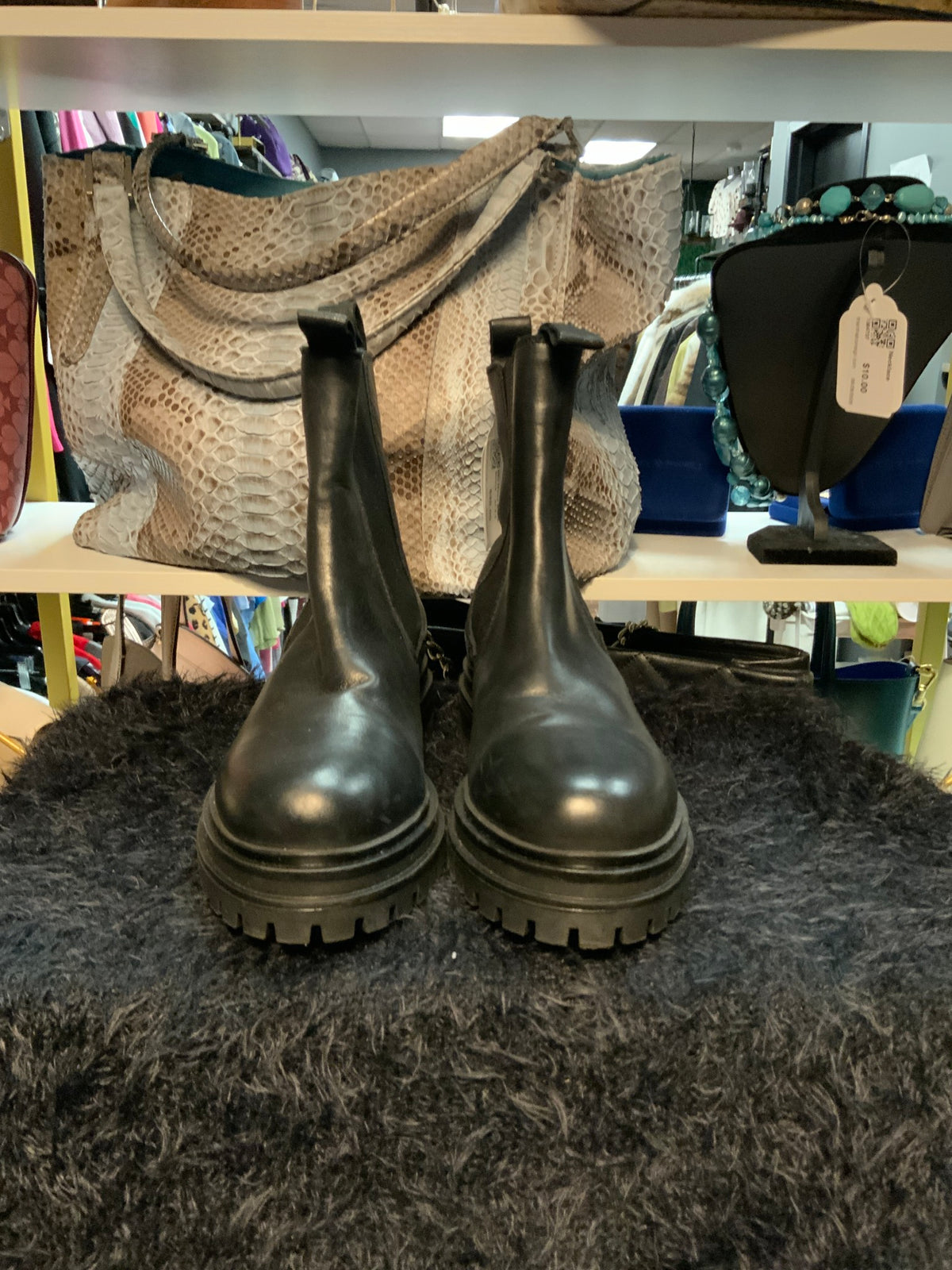 Miz Mooz Black Boots  - sz 6.5
