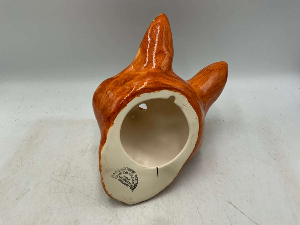 Vtg Babbacombe Fox Head String / Scissor Holder