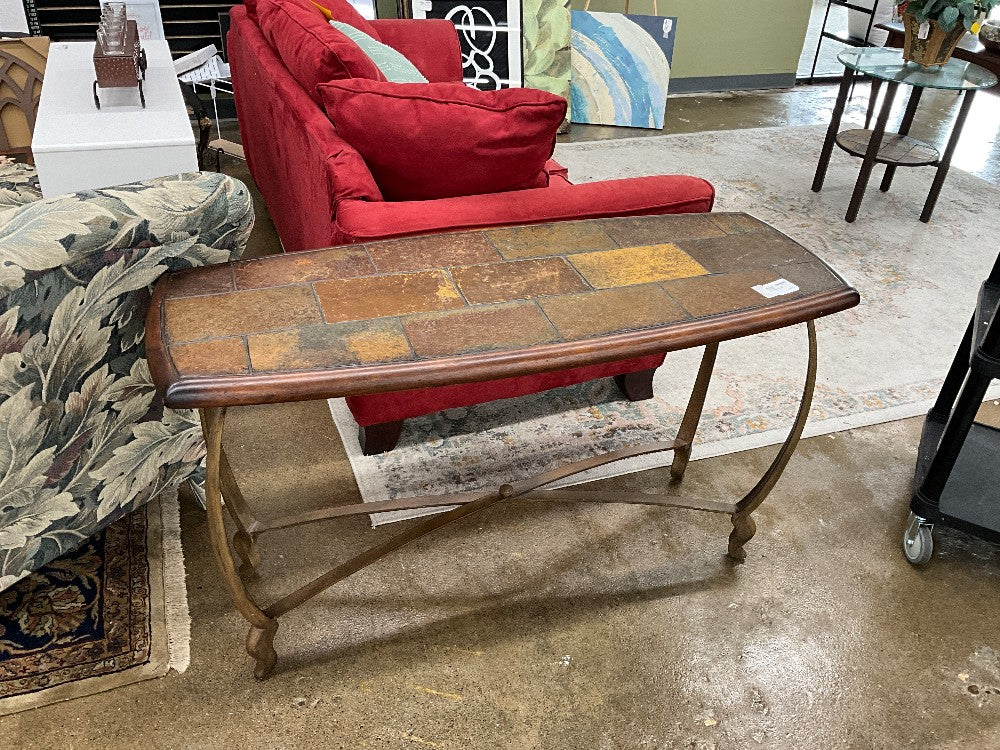 Tile Top Sofa Table