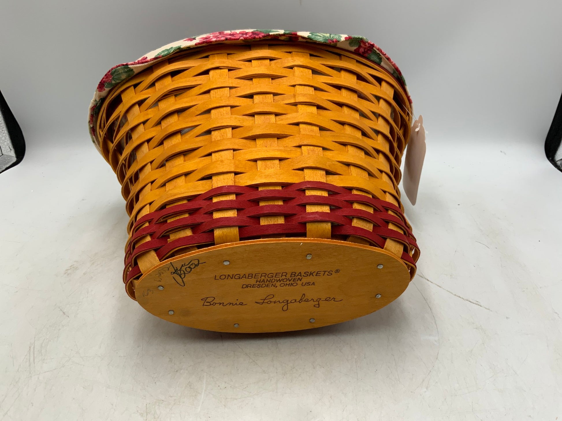 Longaberger 2002 Geranium Basket