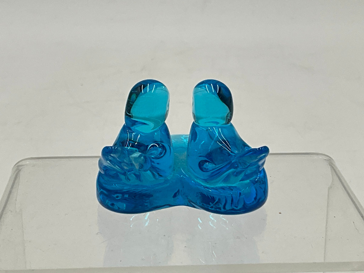 Vtg Blue Bird of Happiness Signed Leo W.