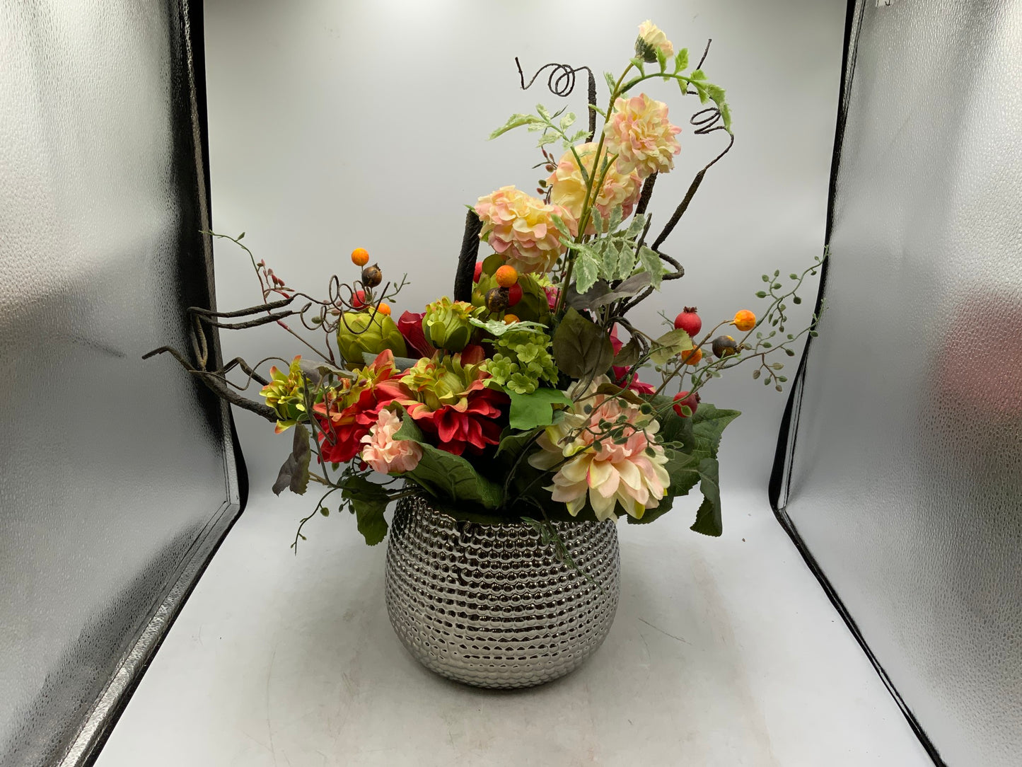 Floral in Silver Vase