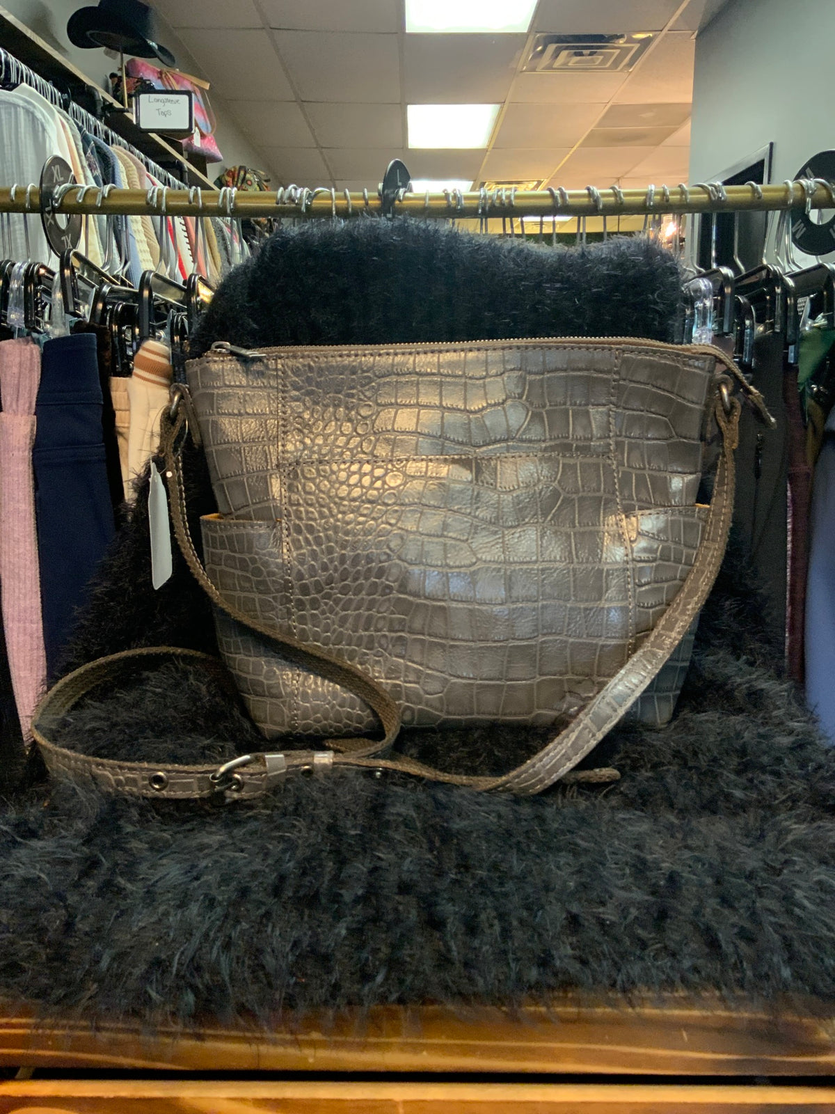 Patricia Nash Crossbody Grey