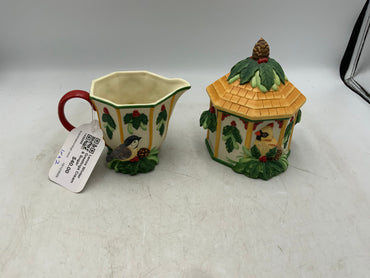 Lenox Winter Greetings Cream & Sugar