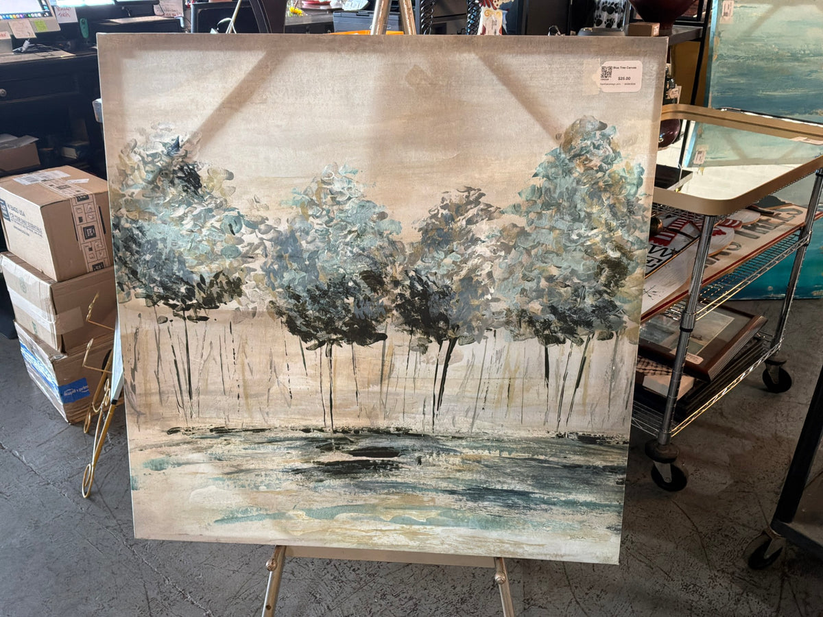 Blue Tree Canvas