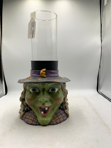 Lg Witch Candle Holder