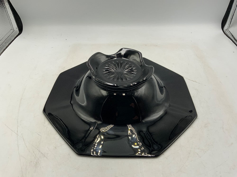 Black Glass Bowl