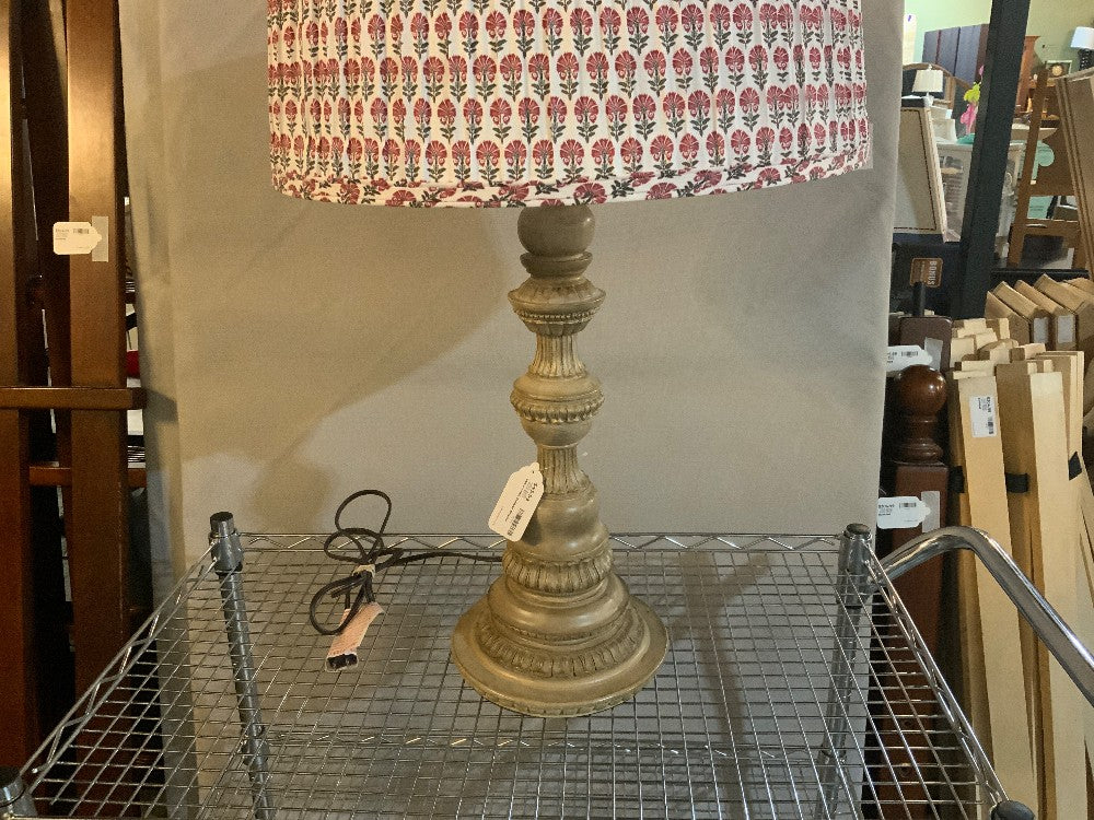 Lamp with Flower Shade