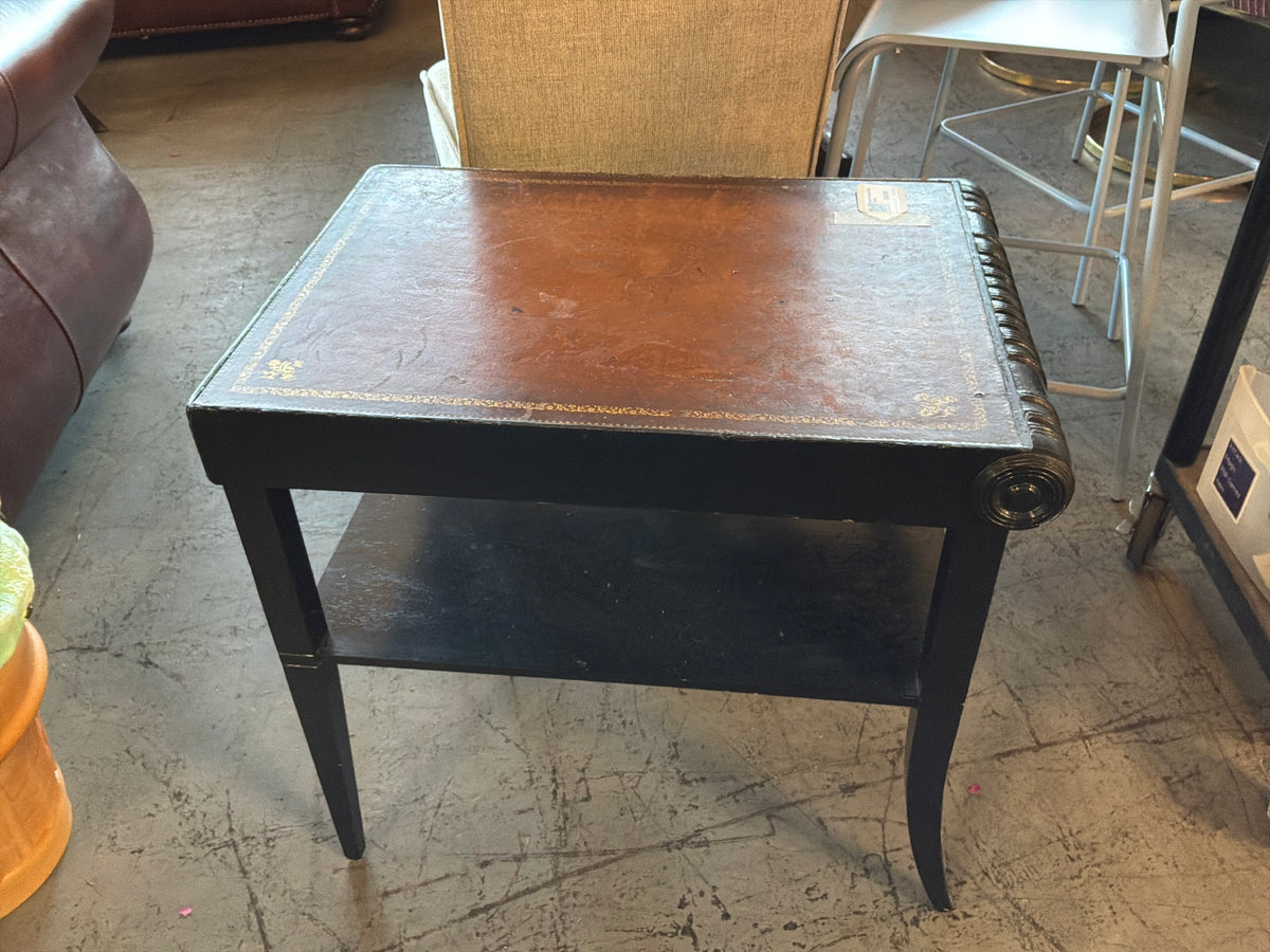 Dark Wood End Table