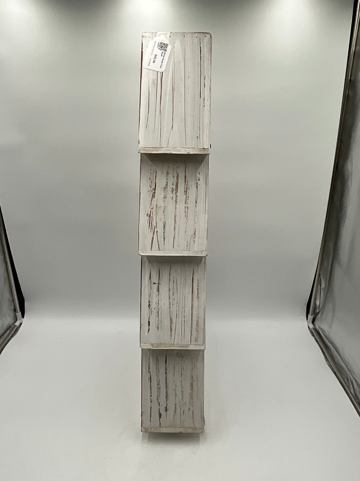 White Wood Tree Shelf