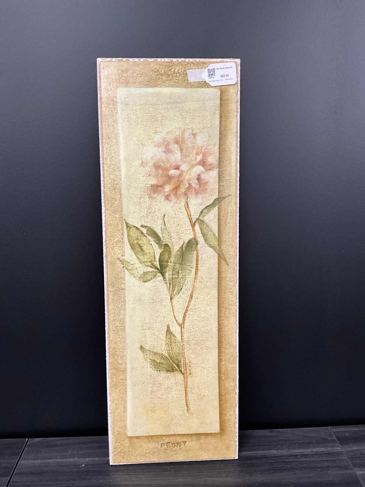 Tall Floral Wall Art