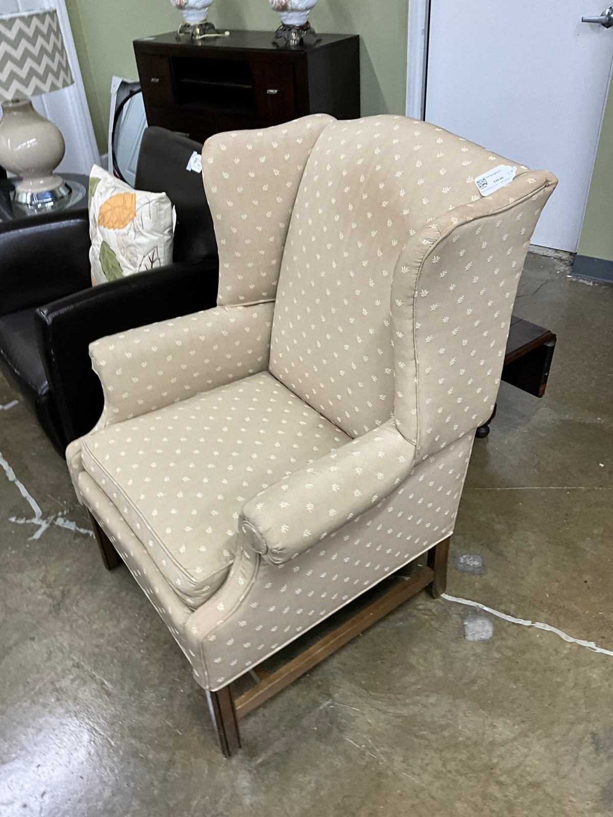 Tan Wingback