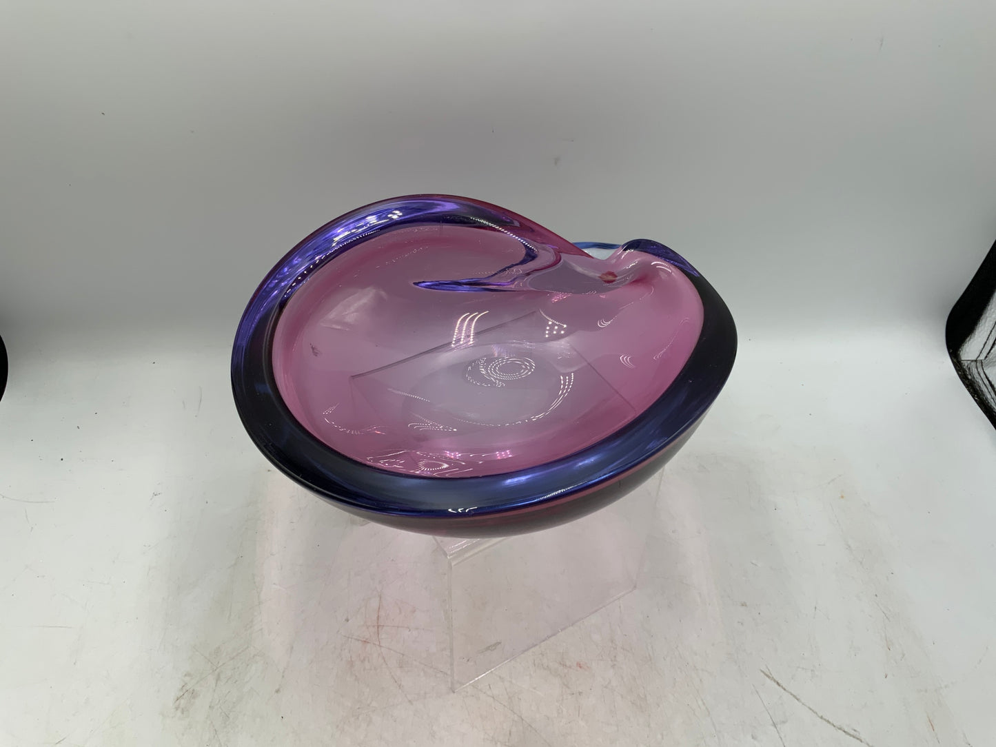 Murano Purple Glass Bowl