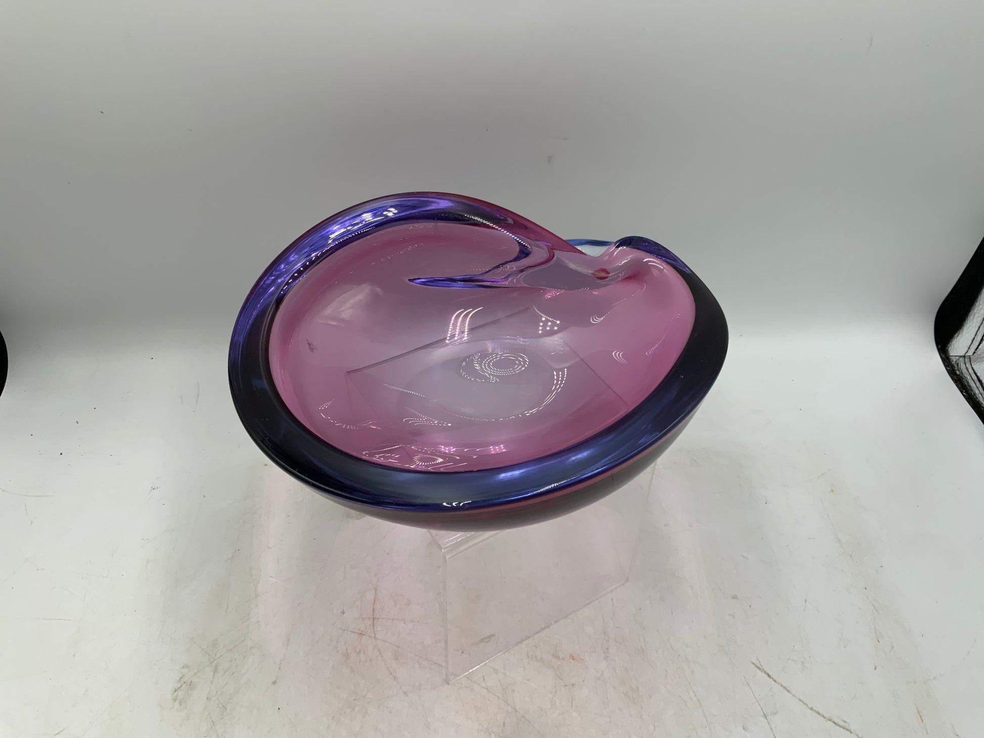Murano Purple Glass Bowl