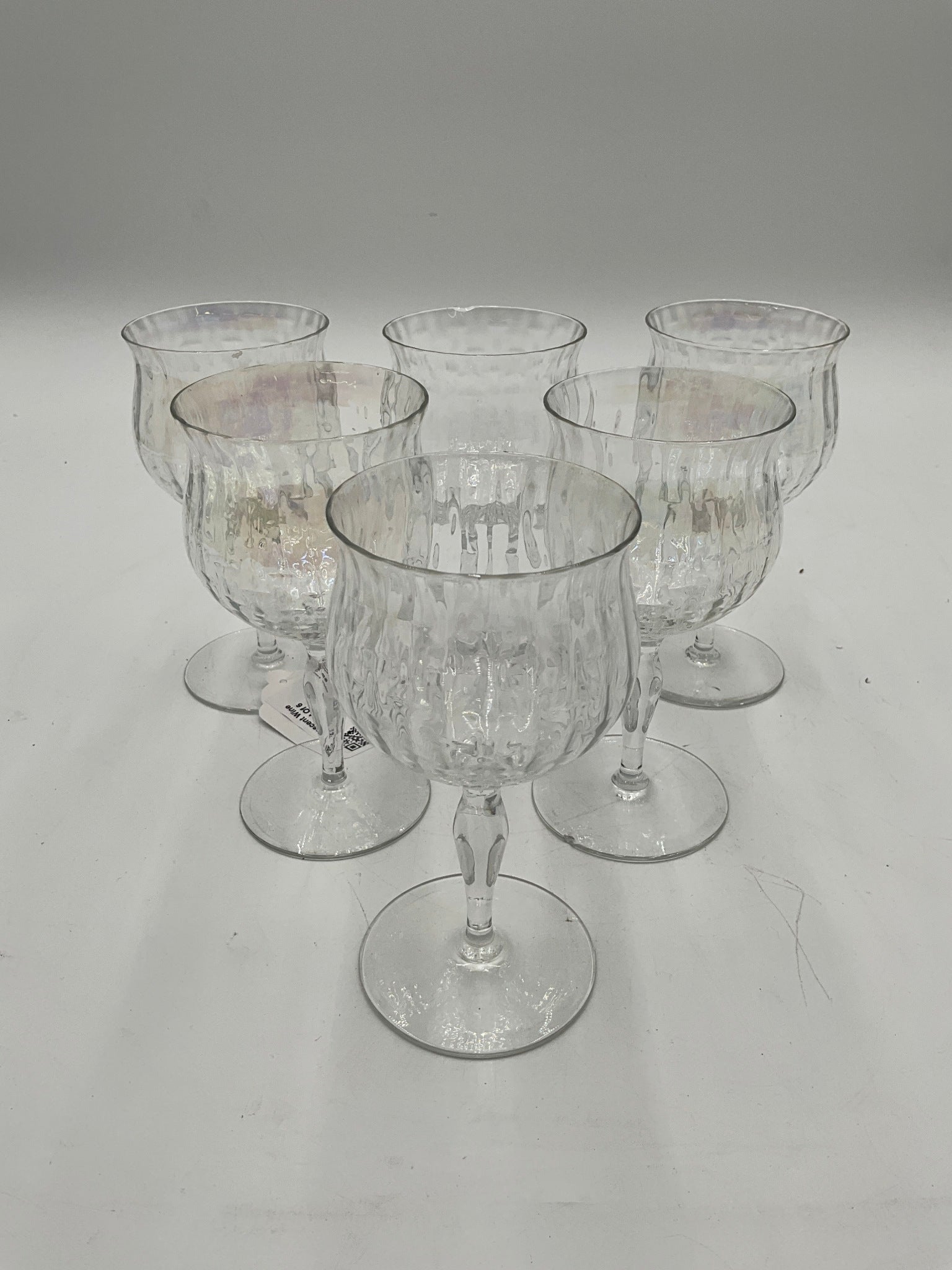 Iridescent Wine Glass Set Of 6