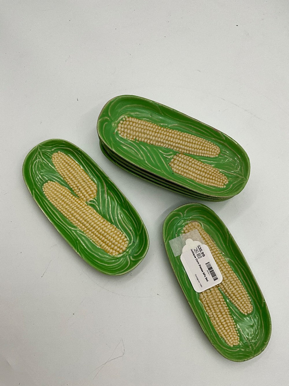 Antique Corn Plates 6Pc Set