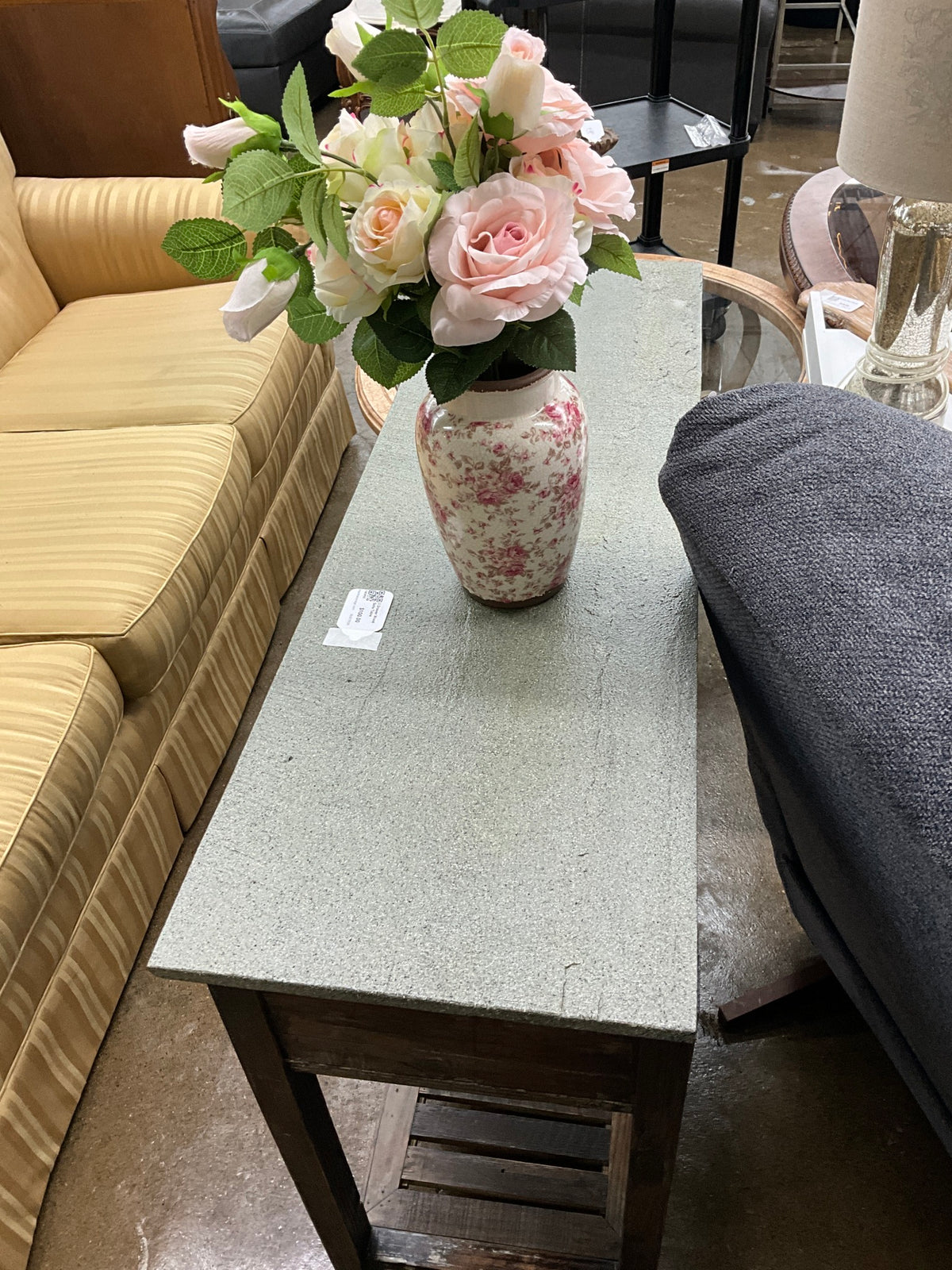 3 Drawer Wood Sofa Table