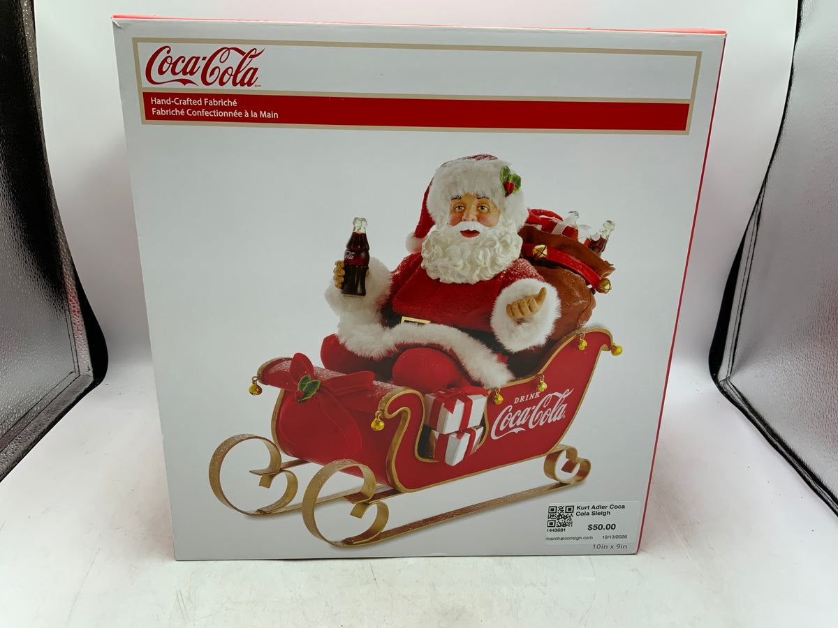 Kurt Adler Coca Cola Sleigh