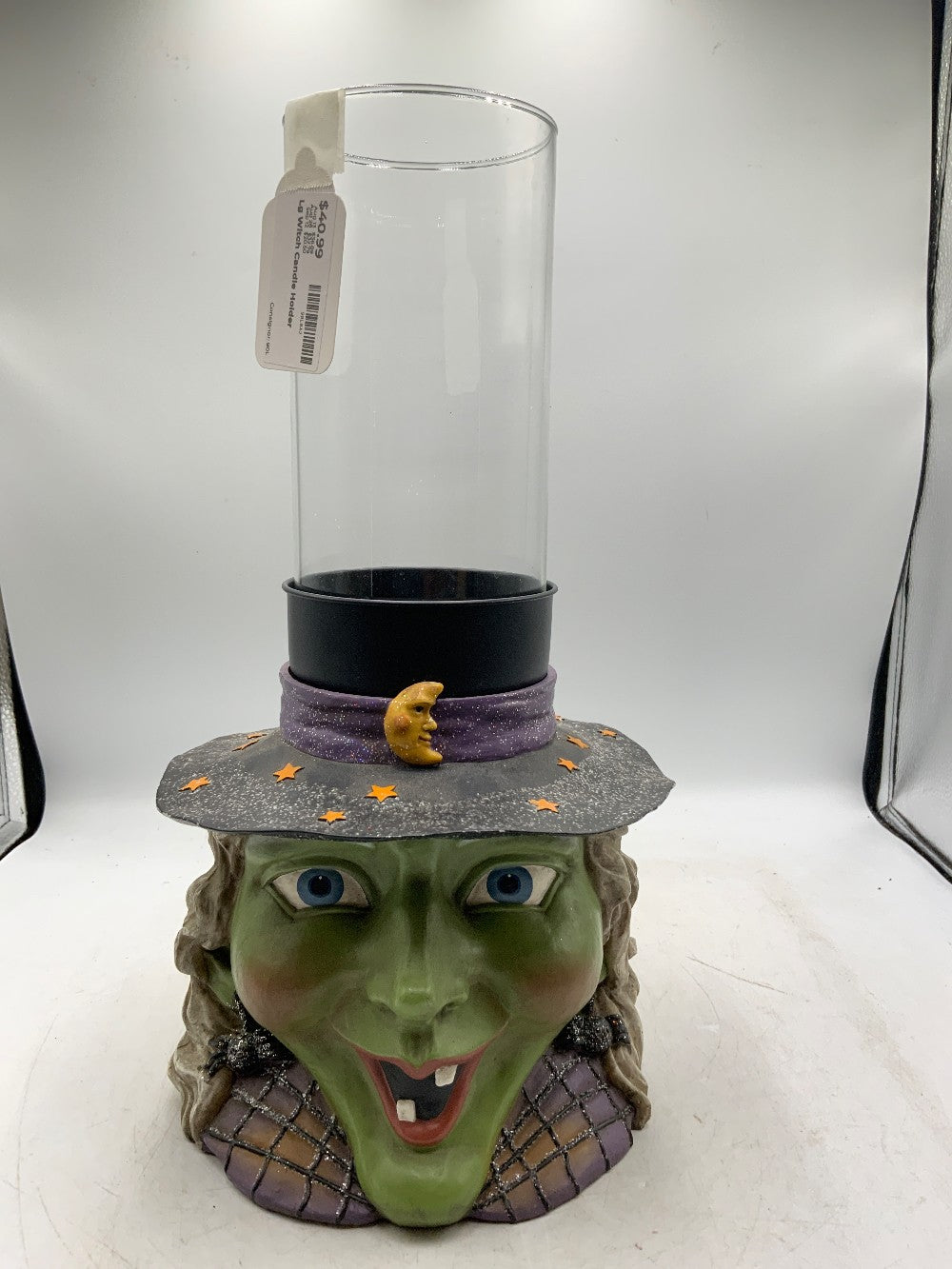 Lg Witch Candle Holder