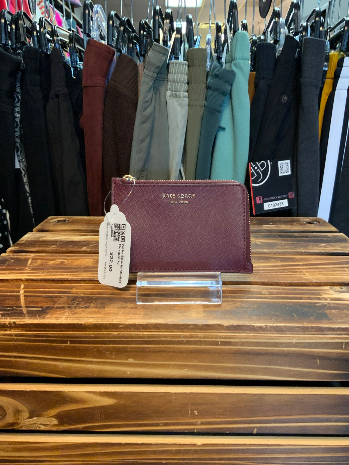 Kate Spade Wallet Burgundy