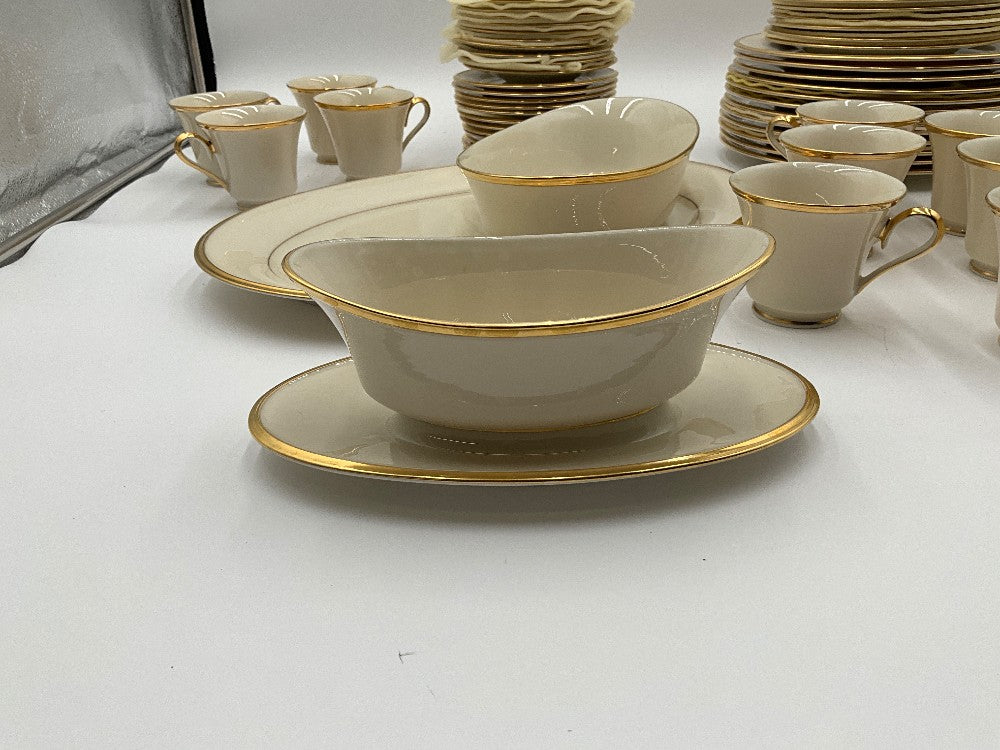 Lenox Eternal 12 Place Setting Dish Set