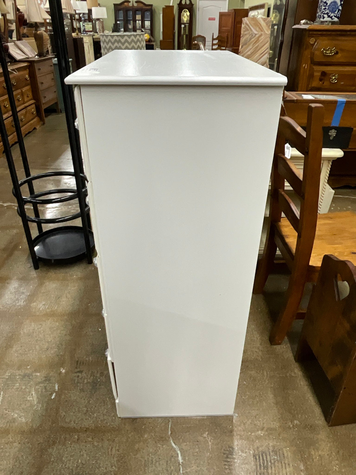 Tall White Chest of Drawers