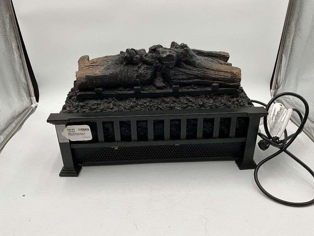 Stylewell Black Electric Fireplace Heater Insert