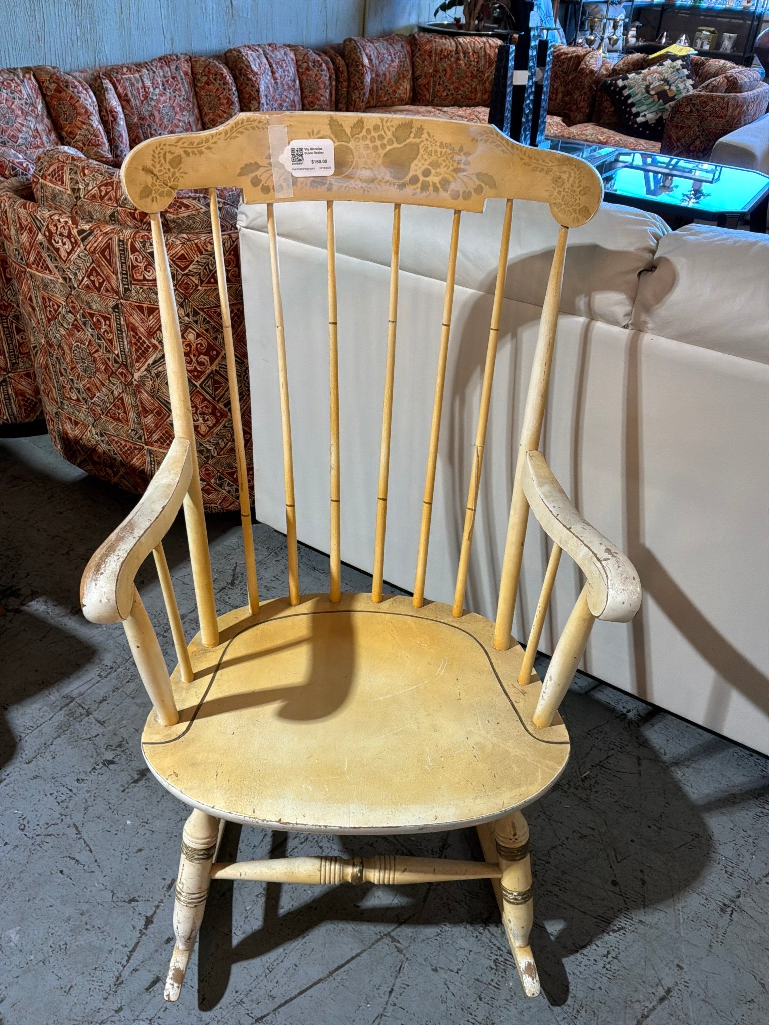 Vtg Nicholas Stone Rocker