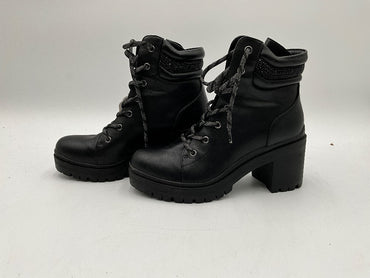 Nine West Black Wedge Boots Sz. 8.5