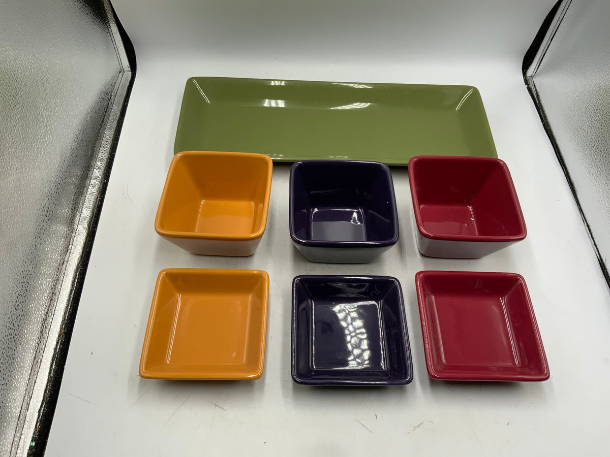 Pampered Chef 7 pc Serving Dish Set