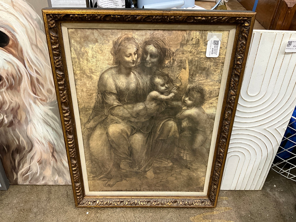 Reproduction of  Saint Anne and Saint John the Baptist 