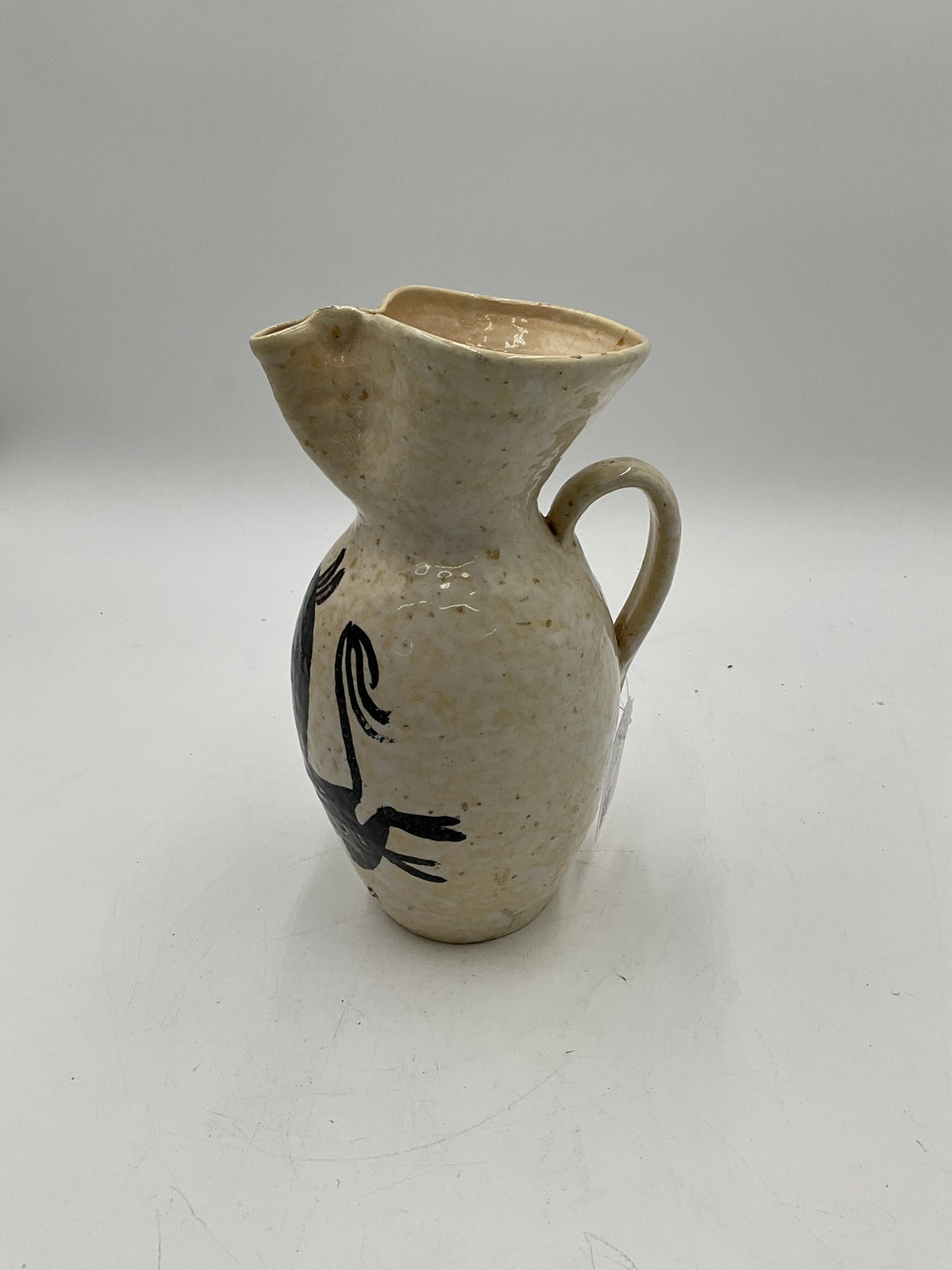 Vtg. Hand Painted Espana By Toledo Ceramic Pitcher