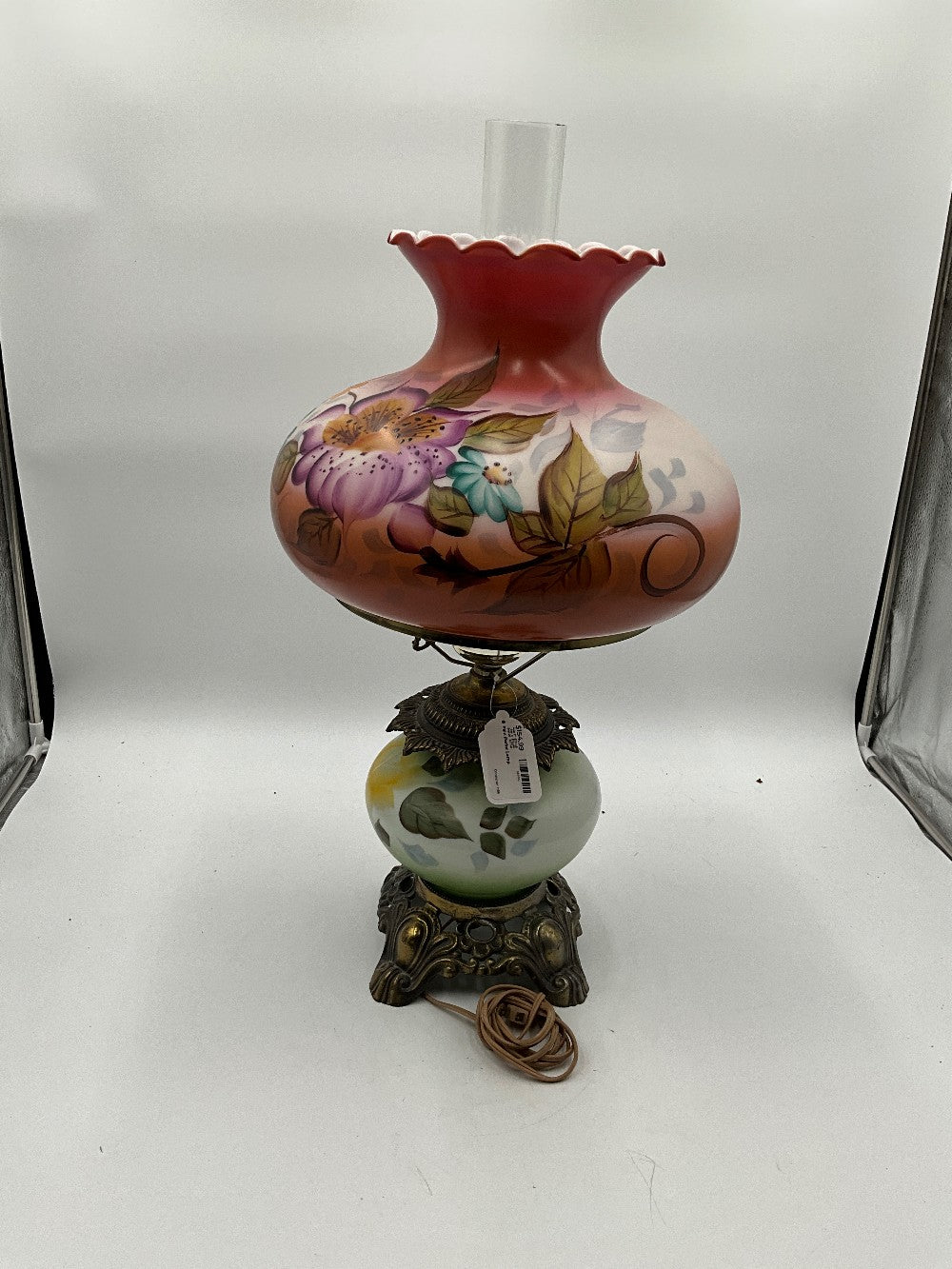 Painted Parlor Lamp