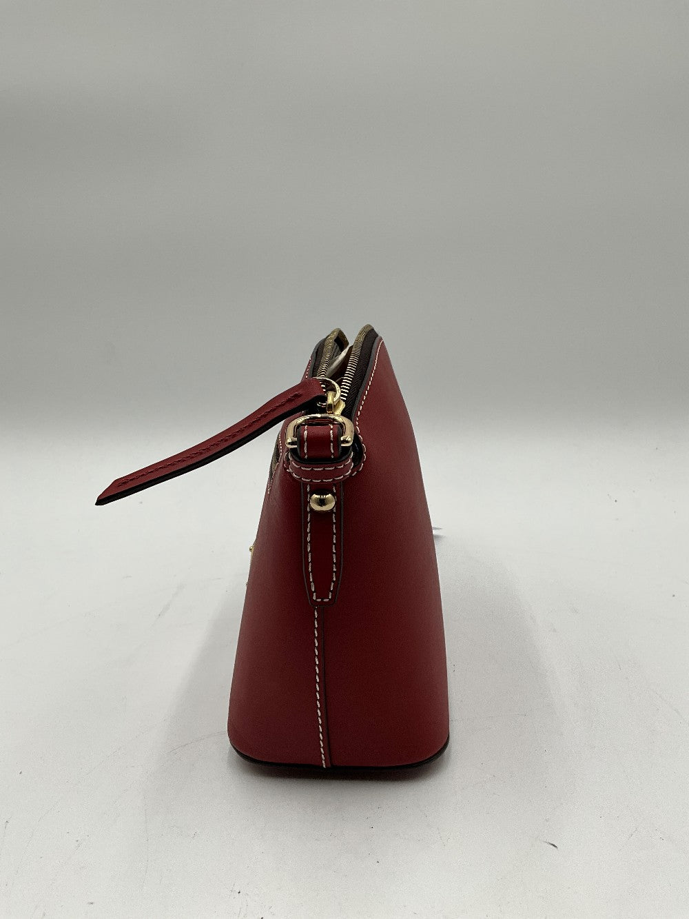 NWT! Dooney & Bourke Red Beacon Domed Crossbody